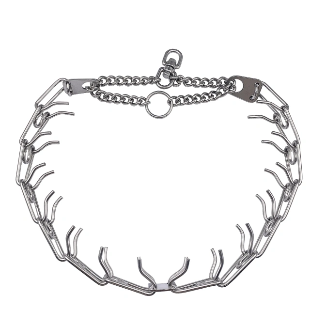 Pet Collars 3MM Stimulus Chain Stainless Steel Dog Chain  Large Dog Explosion-proof Shock Collar P Chain  Metal Dog Collar