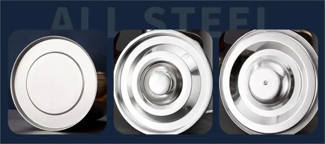 New Arrival  Container with Buckle Dustproof  Moisture-proof  Stainless Steel sealed Pet Food Storage Container