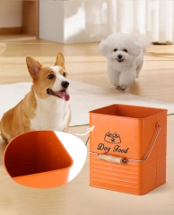 Factory Direct Sale Metal  3 Pieces Airtight Pet  Food Storage Container Set  for Dog Food Dog Accessories Dog Toy