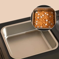 2023 New Arrival Adjustable Elevated Raised Luxury Stainless Steel Raised Dog Food Water Bowls Pet Feeding Food Bowls