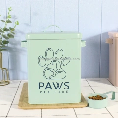 3KG/3.4KG/7.4KG  Capacity Airtight Pet Food Storage Container Dog Treat Canister Set  with Lid for Dog and Cat