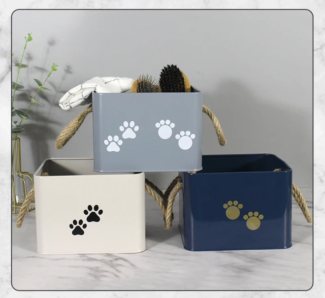 Metal Storage Box Sets  for Pet Cleaning Grooming Products