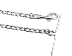 2MM /2.5MM/3MM  Stainless Steel  Integrated Dog Chain Dog Leash Dog Collar Set  for Dog Walking