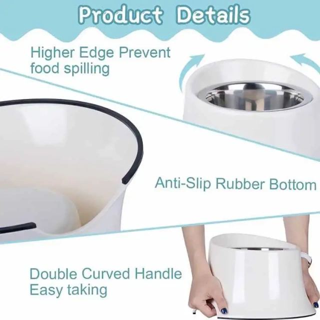 Most Popular Pet Products Stainless Dog Bowl Customize Dog High Food Bowl for Dogs Melamine Ceramics Pet Bowls & Feeders Manual