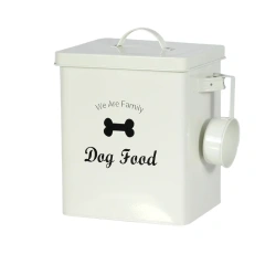 Hot Sale  Airtight  Moisture-proof  Large Capacity  Metal Pet Food Storage