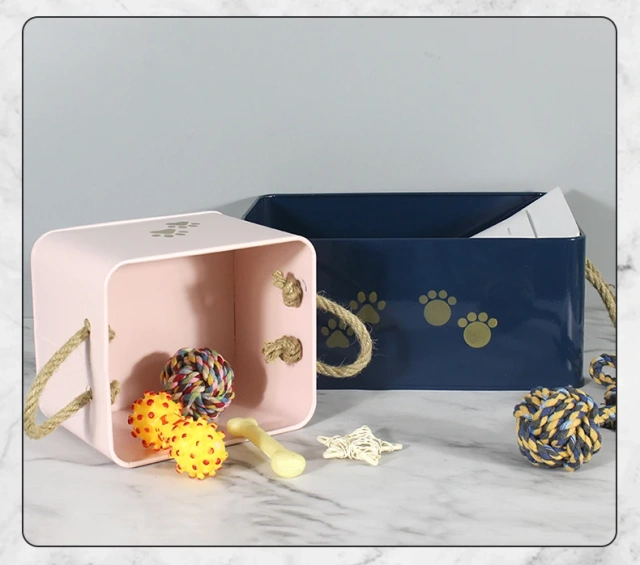 Metal Storage Box Sets  for Pet Cleaning Grooming Products