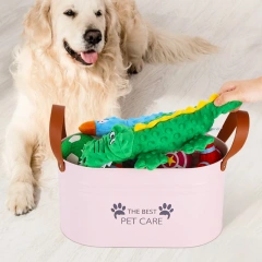 New Arrival Pet Toys Storage Bucket  for Cat and Dog Pet Toys