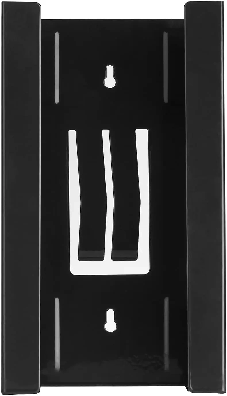 Black Wall mounted Magnetic Glove/Tissue Dispenser Glove Box Holder