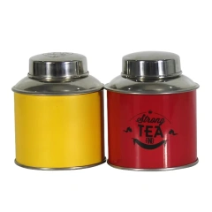 Factory Customize Metal Stainless Steel Luxury Tea Packing Double Lid Airtight Tea Canister with Cheaper Price