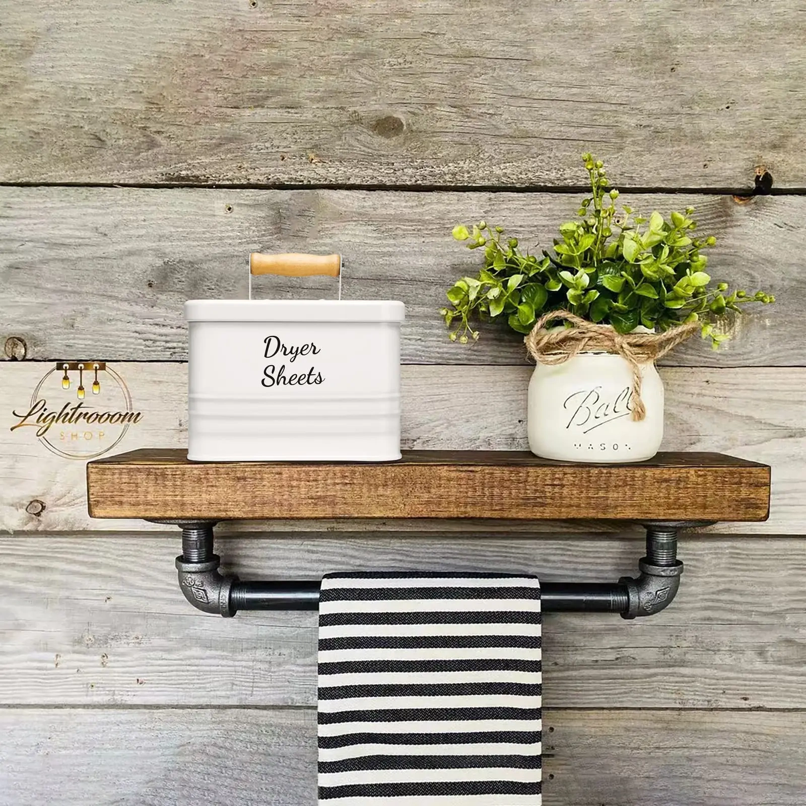 Modern Laundry Storage Container Dryer Sheets Holder for Laundry Room Organization and Decor