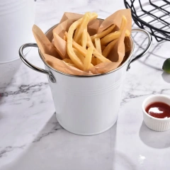 Mini French Fries Barrels Snack Bucket Chicken Wing Fries Fried Chicken Bucket Bar Restaurant Ice Bucket Fried Food Container