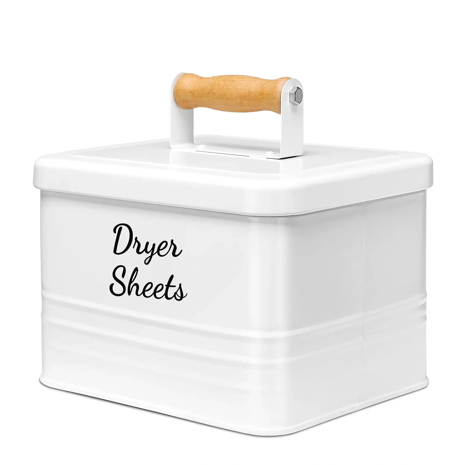 Modern Laundry Storage Container Dryer Sheets Holder for Laundry Room Organization and Decor