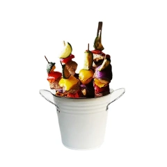 Mini French Fries Barrels Snack Bucket Chicken Wing Fries Fried Chicken Bucket Bar Restaurant Ice Bucket Fried Food Container