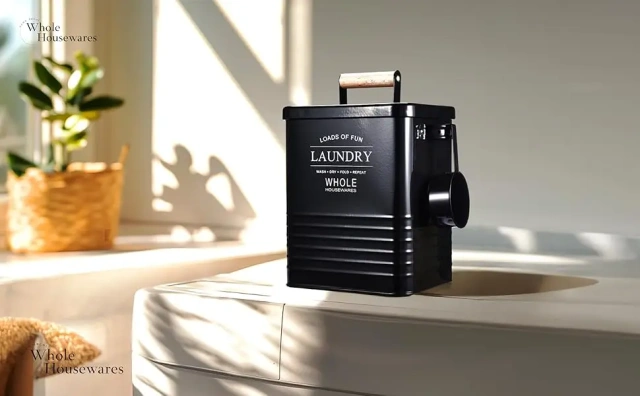 Housewares Laundry Powder Container with Scoop for Detergent Powder Laundry Detergent Container Laundry Soap Dispenser with Lid