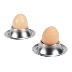 Egg Boiler Steamer for Breakfast Stainless Steel Brunch Soft Boiled Egg Container Stand Egg Cups Holder