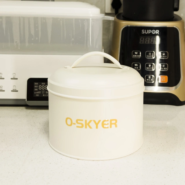 Factory Wholesale Office  Metal Storage Bucket Coffee Canister Kitchen Tissue Container with Lid