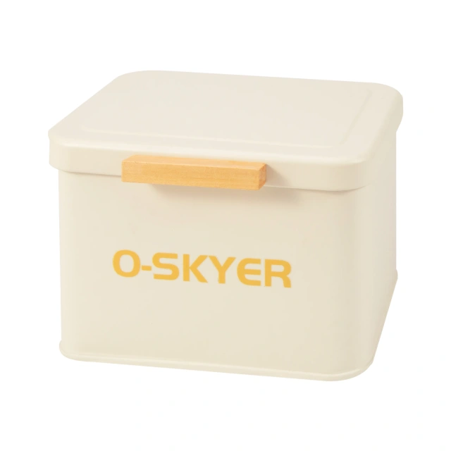 洗衣房系列金属储物桶带盖装饰桶防潮桌面金属收纳盒