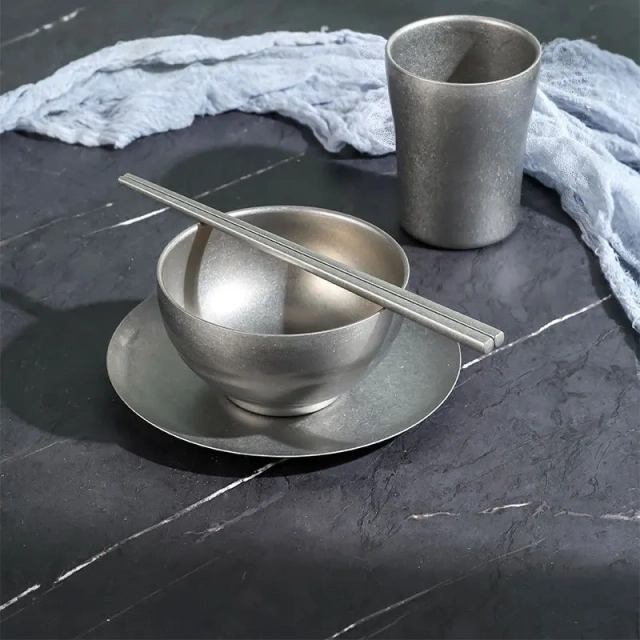 复古304不锈钢餐盘、碗、盘子、雪花西式餐盘、商用野餐桌具
