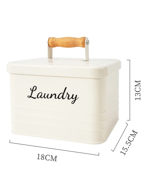 Laundry Room Storage Box with Lid Metal Laundry Dryer Sheet Dispenser Laundry Pods Container with Dryer Sheet Holder