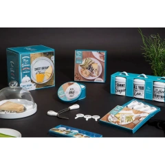 Factory Custom Kitchen Metal Food Storage Canister 4Pcs/set Tea Coffee Sugar Biscuit Metal Food Canisters With Lid and Handle