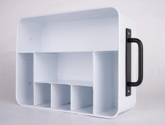 Kitchen Cabinet Organizer Galvanized Iron Silverware Drawer Iron Kitchen Utensil Holder and Cutlery Tray for Flatware Knives