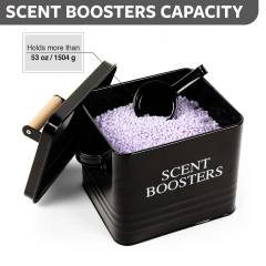 现代农舍金属洗衣香氛增强珠分配器容器带勺适用于洗衣房装饰