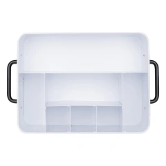 Kitchen Cabinet Organizer Galvanized Iron Silverware Drawer Iron Kitchen Utensil Holder and Cutlery Tray for Flatware Knives