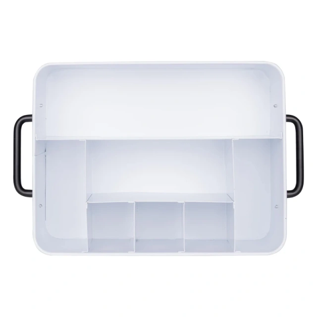 Kitchen Cabinet Organizer Galvanized Iron Silverware Drawer Iron Kitchen Utensil Holder and Cutlery Tray for Flatware Knives