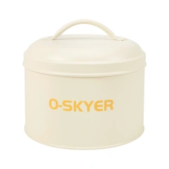 Factory Wholesale Office  Metal Storage Bucket Coffee Canister Kitchen Tissue Container with Lid
