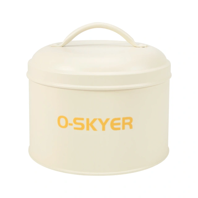 Factory Wholesale Office  Metal Storage Bucket Coffee Canister Kitchen Tissue Container with Lid