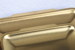 餐盘餐具托盘盘子和碗套装银色复古派对圆形鱼盘用于食物不锈钢适用于活动金属