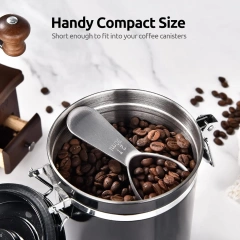 15ml Tablespoon Measuring Spoon Short Handled Measure Scooper for Ground Coffee, Bean 30ml Stainless Steel Coffee Scoop: