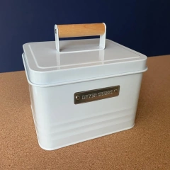 洗衣房整理和储存用干衣纸架 压花农舍金属干衣纸架