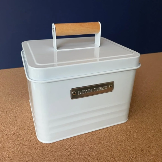 洗衣房整理和储存用干衣纸架 压花农舍金属干衣纸架