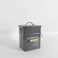 6.4L Kitchen Waste Bin Worm Compost Bucket for Kitchen Countertop