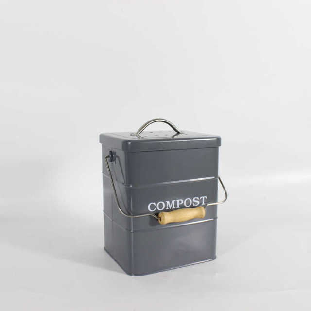 6.4L Kitchen Waste Bin Worm Compost Bucket for Kitchen Countertop