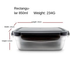 304 Stainless Steel Storage Box Food Fresh-Keeping Organizers Bins Fridge Containers Big Capacity Fruit Vegetable Kimchi Storage