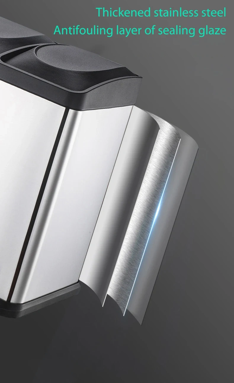 Classification Pedal Rubbish Stainless Steel Wastebasket Sorting Trash Bin Trash Can