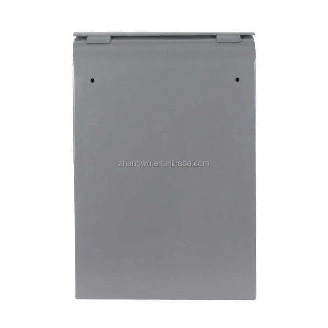 Outdoor Garden Apartment Metal Mailbox Wall Mounted Post Mailbox with Top Slot