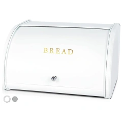 厨房台面翻转面包储存容器面包盒角落面包箱