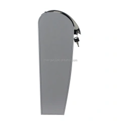 Outdoor Garden Apartment Metal Mailbox Wall Mounted Post Mailbox with Top Slot
