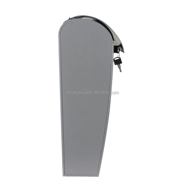 Outdoor Garden Apartment Metal Mailbox Wall Mounted Post Mailbox with Top Slot