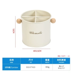 Tableware Storage Shelf Fork Spoon Chopsticks Tube Household Kitchen Utensil Storage Box Tools Utensils Bucket