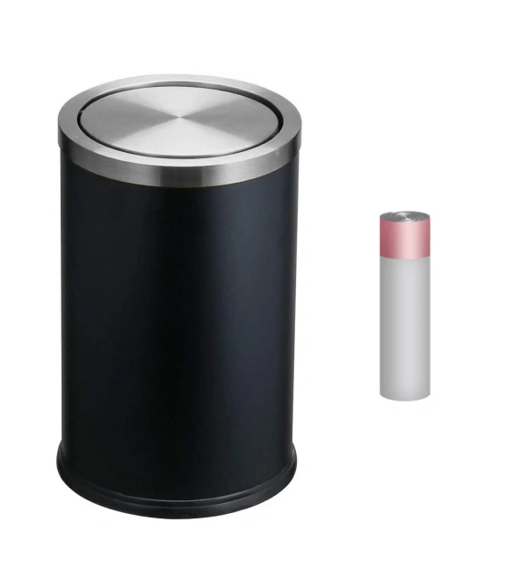 Customized 9L Modern Stainless Steel Trash Can with Flip Lid for Home/Office