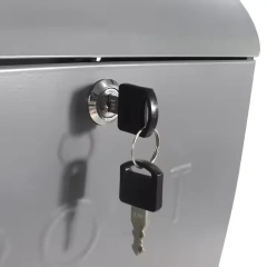 Outdoor Metal Key Large Capacity Mailbox Commercial Rural Home Decorative Office Business Parcel Box Wall Mount Mailbox