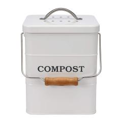 6.4L Kitchen Waste Bin Worm Compost Bucket for Kitchen Countertop