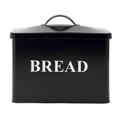 超大节省空间的垂直面包盒可容纳 2 条面包 - 奶油色超大面包盒面包架