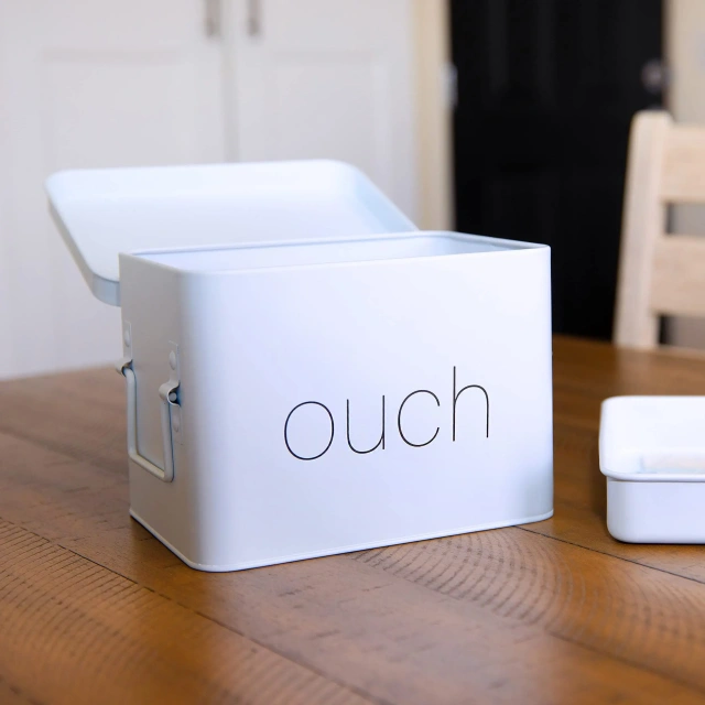 Home Office Kit Probable Customized  First Aid Kit Steel Box Metal Medicine Storage Box