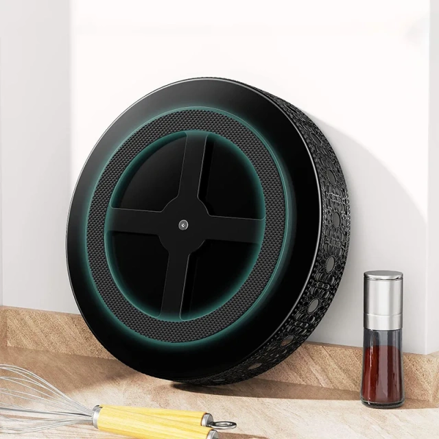 Household Metal Turntable Storage Rack Holders Rotating Spice Rack for Kitchen Bathroom Pantry