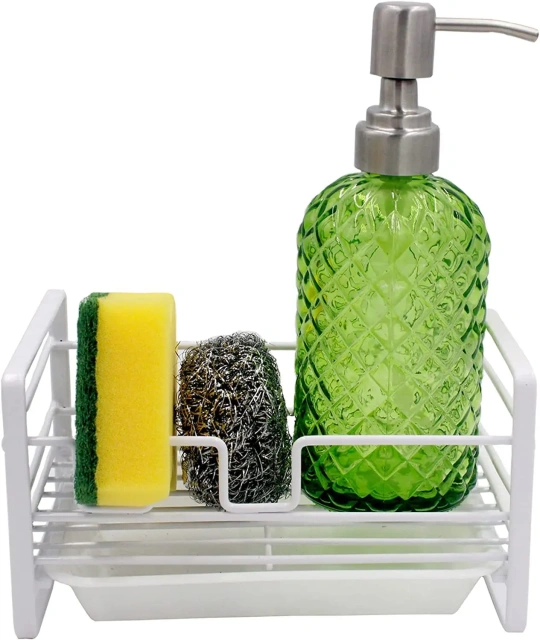 New Design Metal Kitchen Stainless Steel Sink Dish Sponge Holder